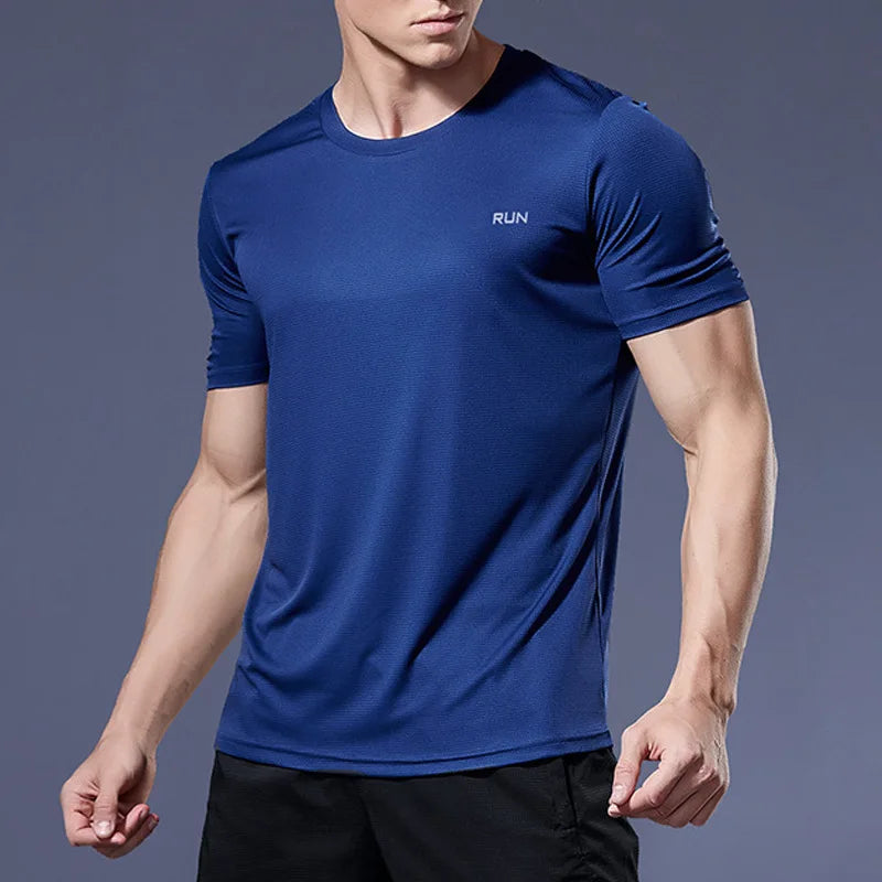 Hoge kwaliteits sport T-Shirt Heren – Sneldrogend Hardloop & Gym Shirt
