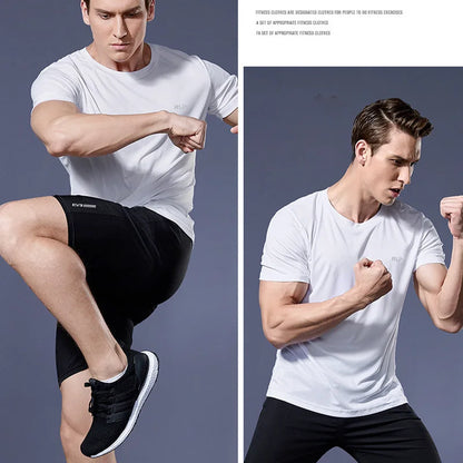 Hoge kwaliteits sport T-Shirt Heren – Sneldrogend Hardloop & Gym Shirt