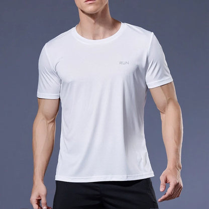 Hoge kwaliteits sport T-Shirt Heren – Sneldrogend Hardloop & Gym Shirt